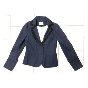 Claudine Khiet Anthropologie urban blazer linen 38